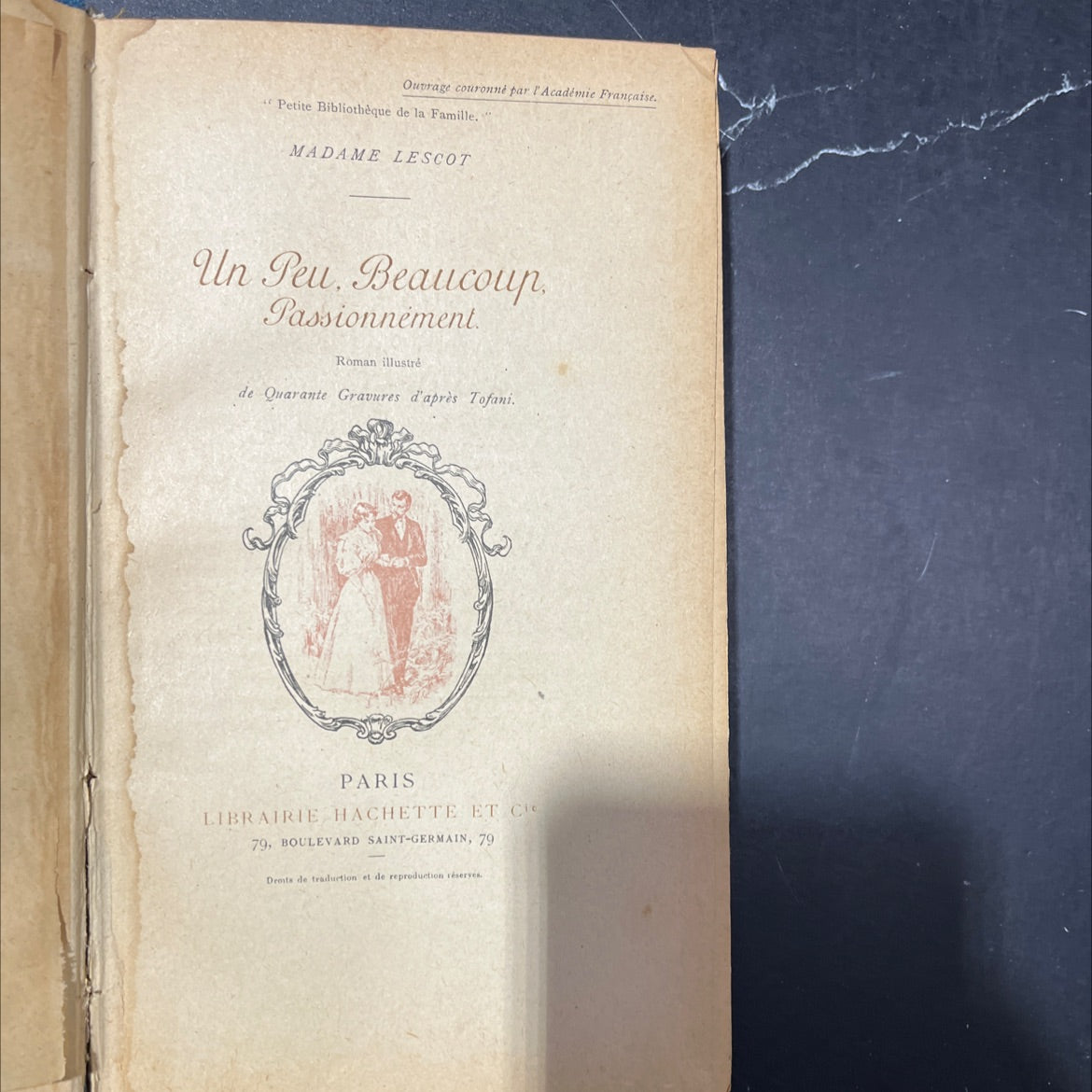 madame lescot un peu beaucoup passionnement book, by unknown, unknown Hardcover image 2