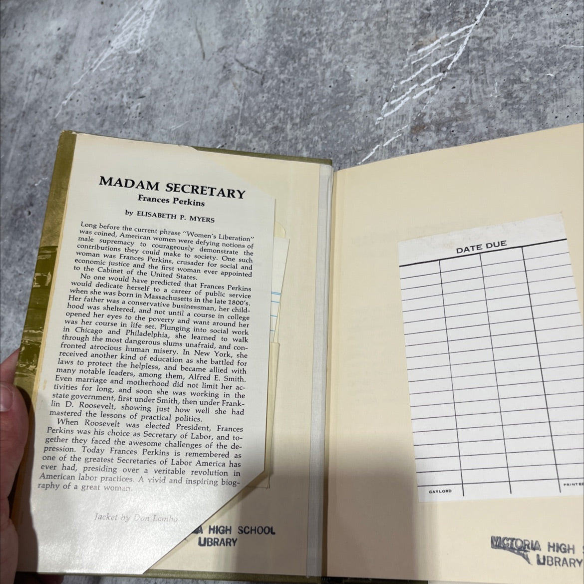 maga myers madam secretary book, by elisabeth p. myers, 1972 Hardcover image 4