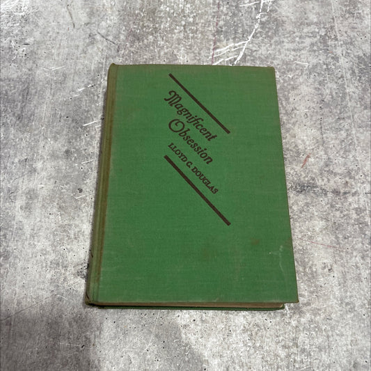 magnificent obsession book, by lloyd c. douglas, 1929 Hardcover image 1