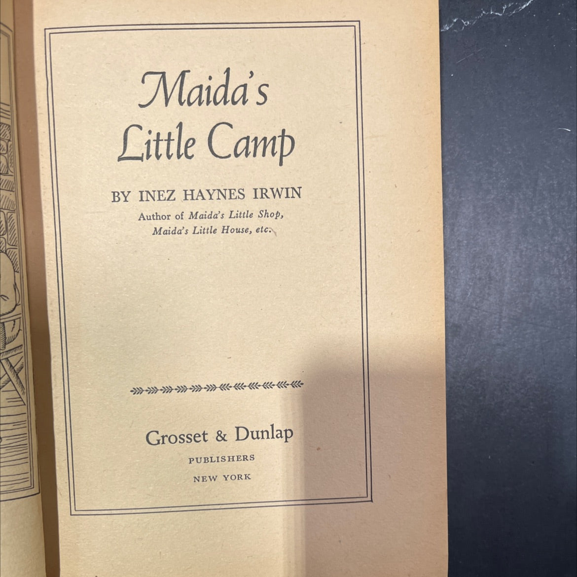 maida's little camp book, by inez haynes irwin, 1940 Hardcover image 2