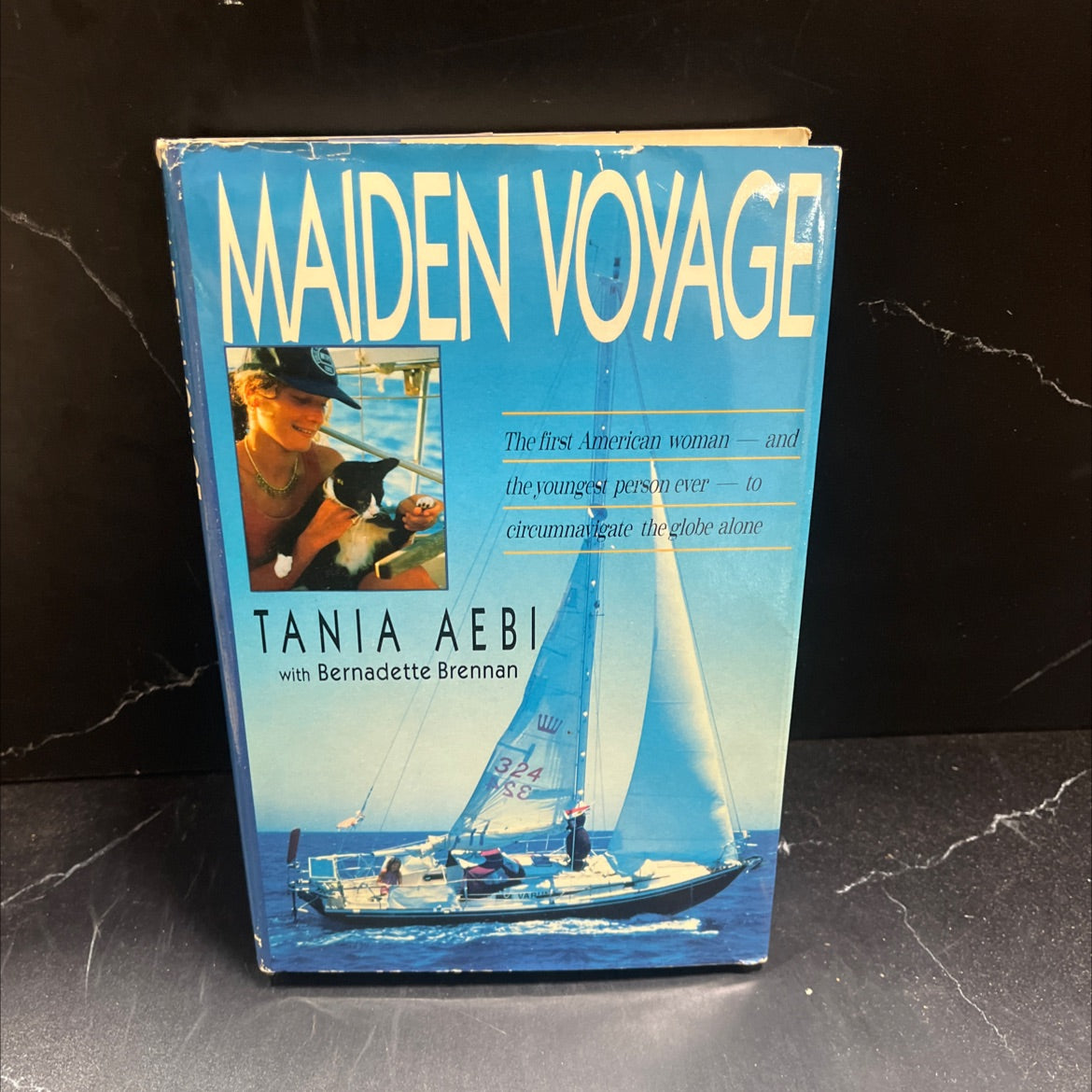 maiden voyage book, by tania aebi, 1989 Hardcover image 1