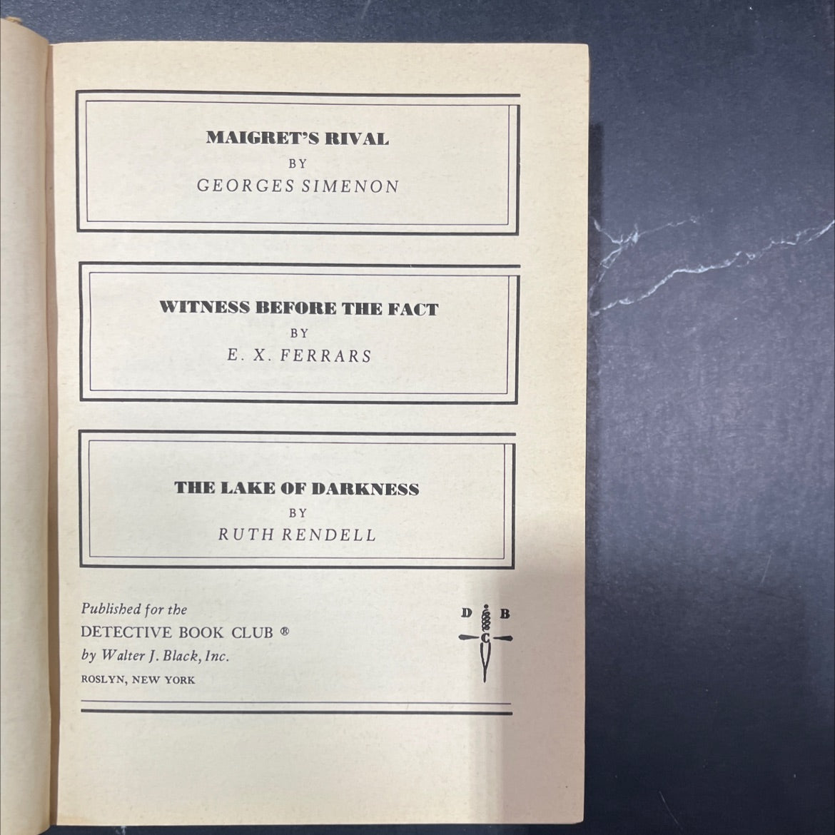 maigret's rival book, by georges simenon, 1979 Hardcover image 2