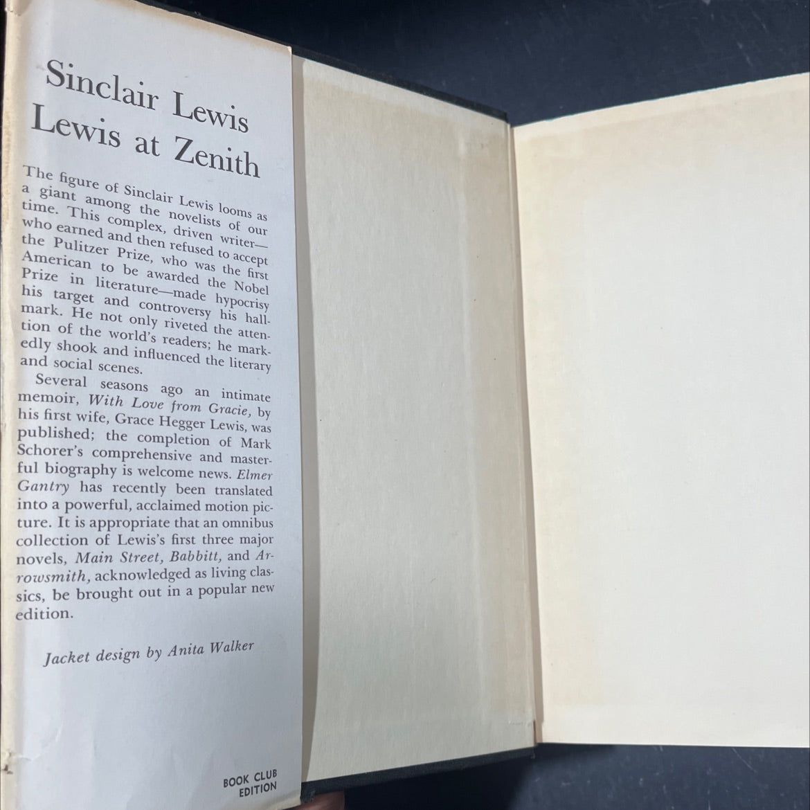 main street babbitt arrowsmith book, by sinclair lewis, 1953 Hardcover image 4
