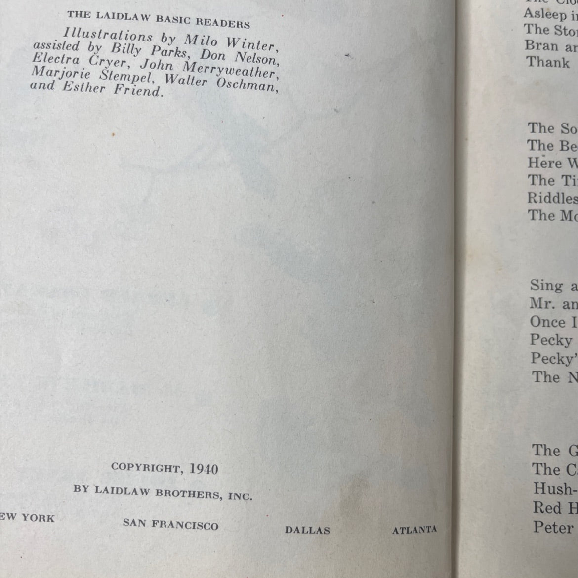 making storybook friends book, by gerald yoakam, m. madilene veverka, louise abney, 1940 Hardcover, Vintage image 3