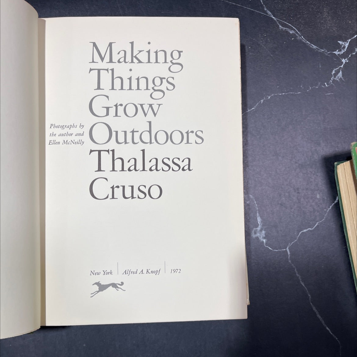 making things grow outdoors book, by Thalassa Cruso, 1972 Hardcover image 2