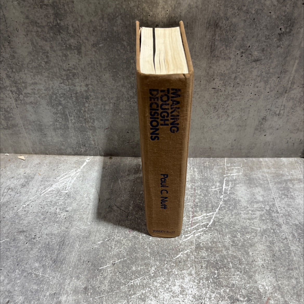 making tough decisions book, by Paul C. Nutt, 1989 Hardcover image 4