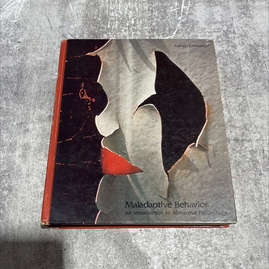 maladaptive behavior book, by benjamin b. lahey, anthony r. ciminero, 1980 Hardcover image 1