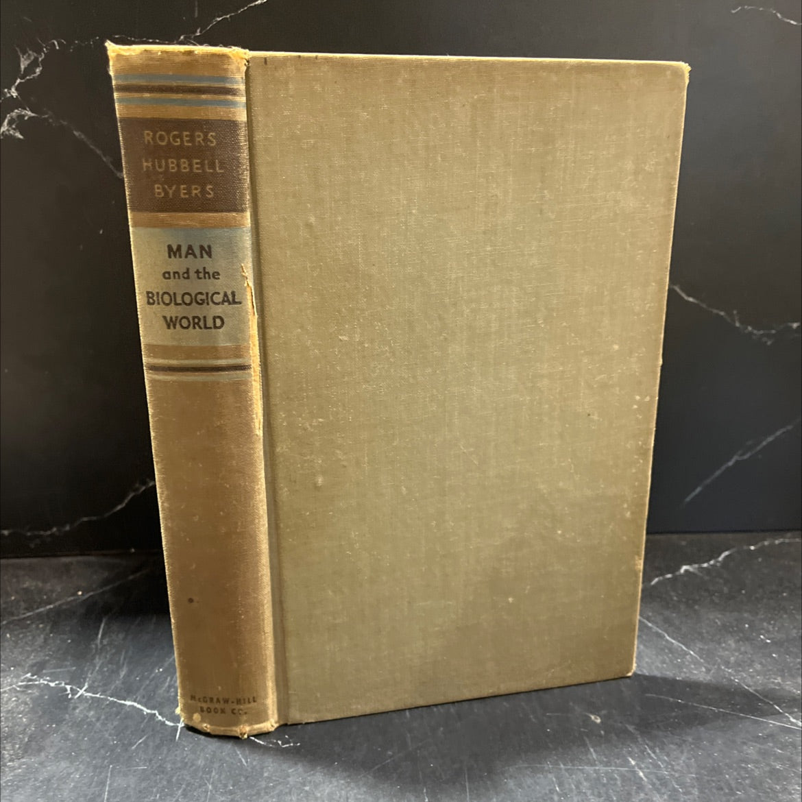 man and the biological world book, by j. speed rogers, theodore h. hubbell, c. francis byers, 1942 Hardcover image 1