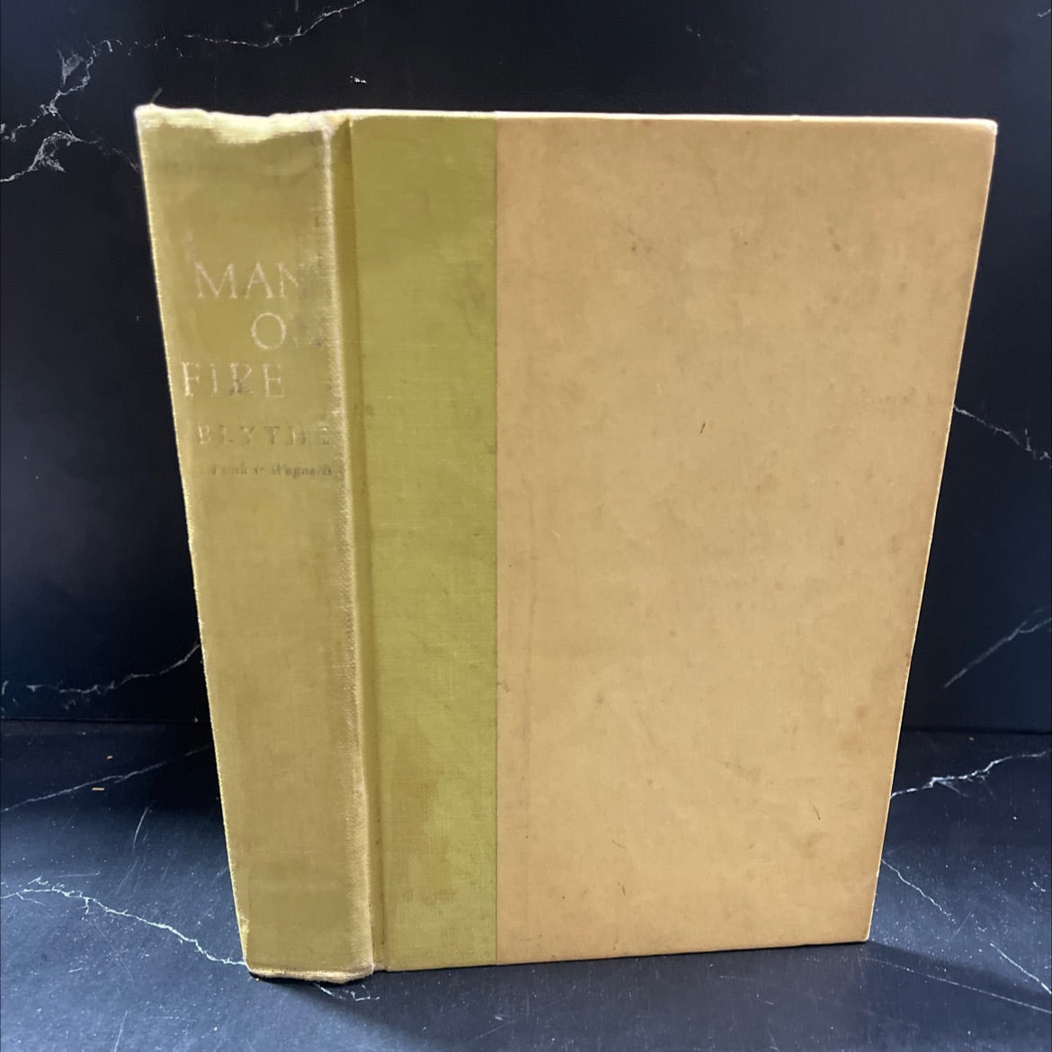 man on fire book, by legette blythe, 1964 Hardcover image 1