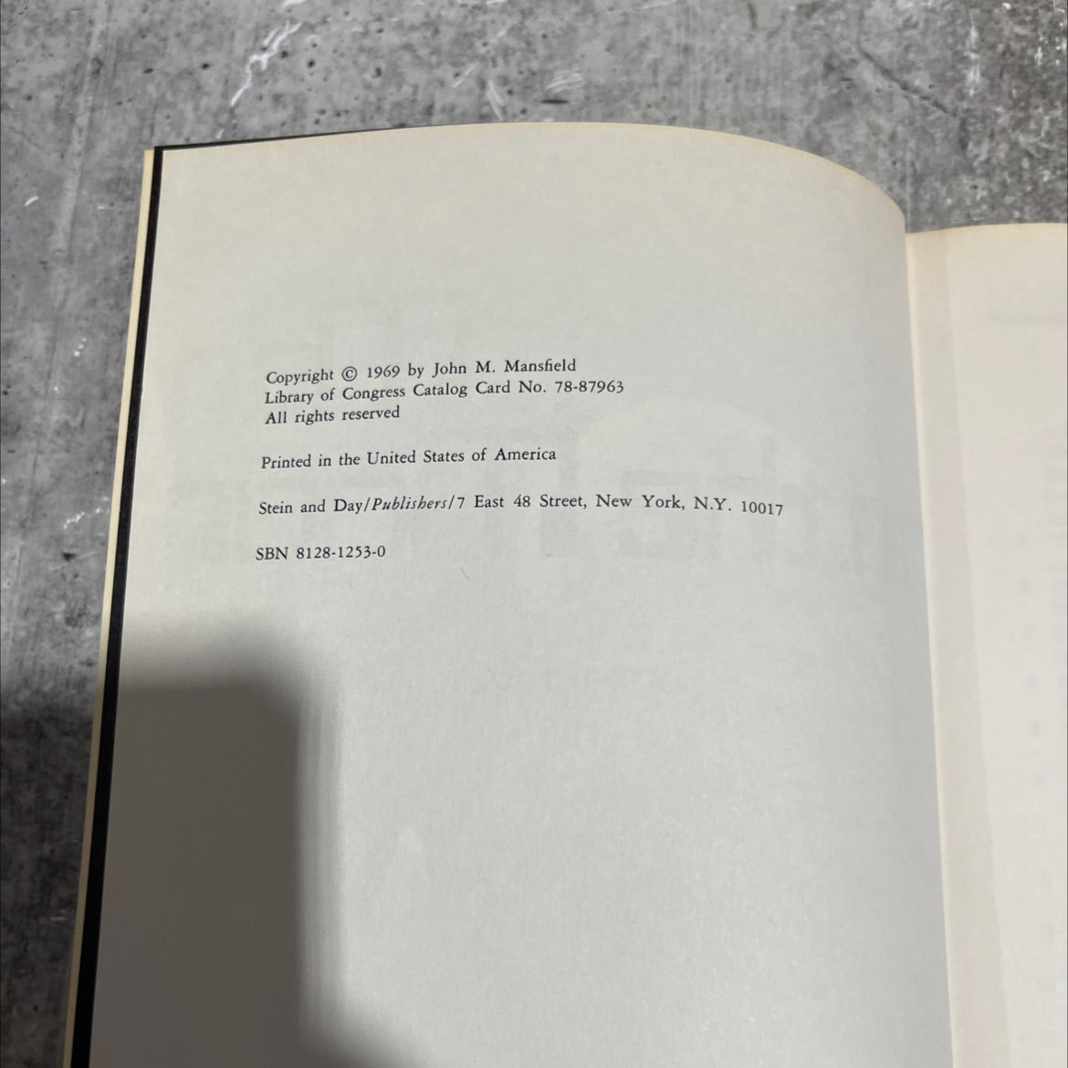 man on the moon book, by john m. mansfield, 1969 Hardcover image 3
