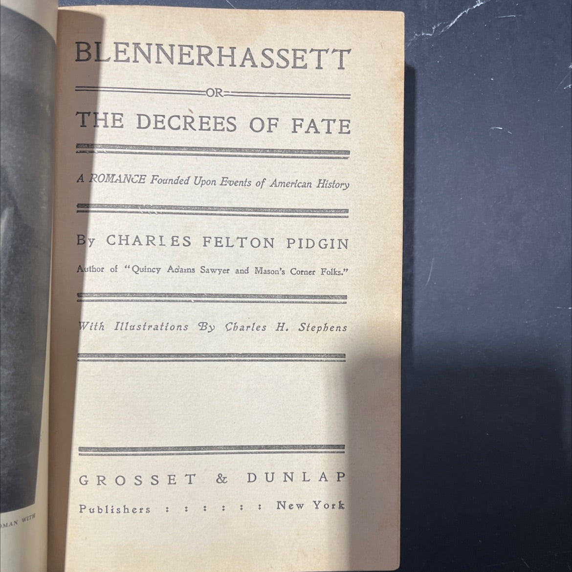 man with blennerhassett or the decrees of fate a romance founded upon events of american history book, by charles image 2