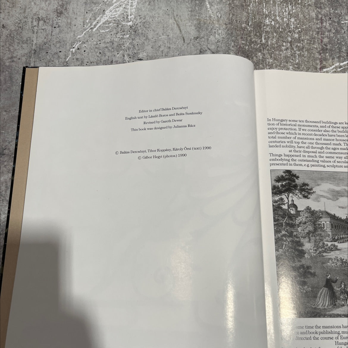 mansions in hungary book, by tibor koppány, kár orsi, balázs deresényi, 1990 Hardcover image 3