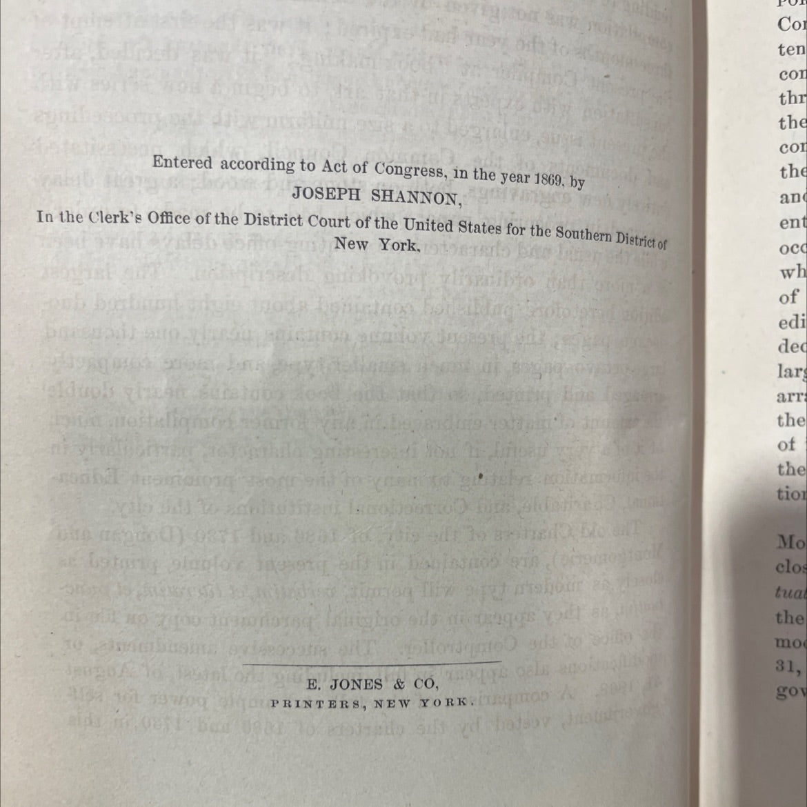manual 11 of lurioration of new the of the city york book, by joseph shannon, 1869 Leather, Rare, Antique image 3