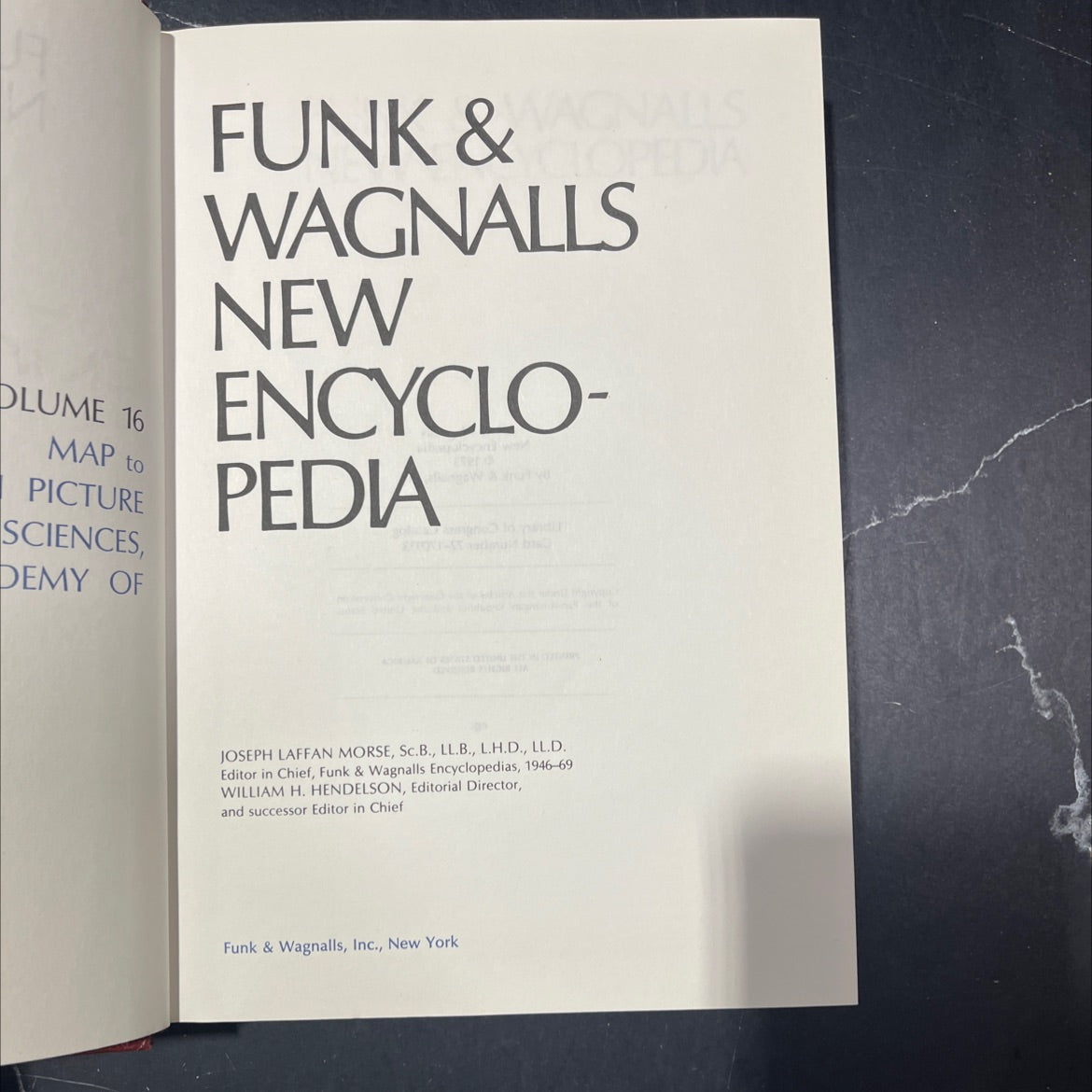 map to picture sciences book, by joseph laffan morse, 1973 Leather image 2