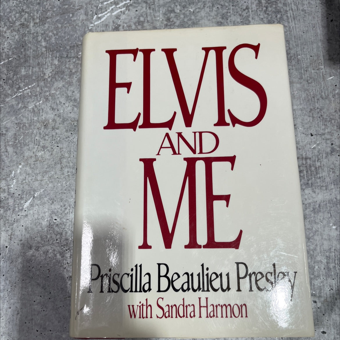 maria elvis and me book, by priscilla beaulieu presley with sandra harmon, 2020 Hardcover image 1