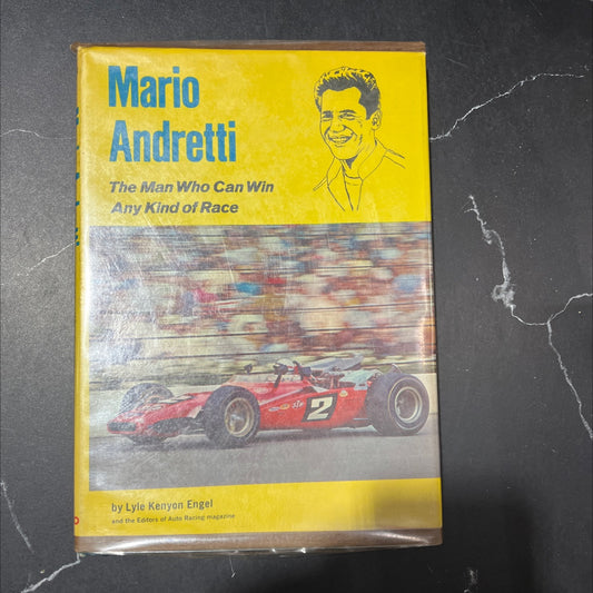 mario andretti the man who can win any kind of race book, by Lyle Kenyon Engel, 1970 Hardcover image 1