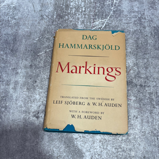 markings book, by dag hammarskjöld, 1965 Hardcover image 1