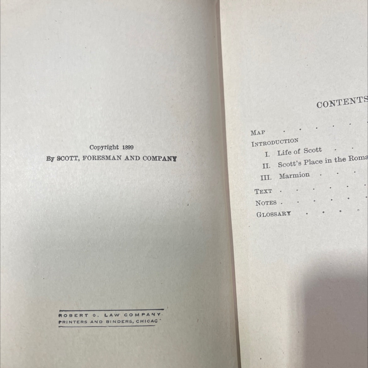 marmion book, by sir walter scott, 1899 Hardcover image 3