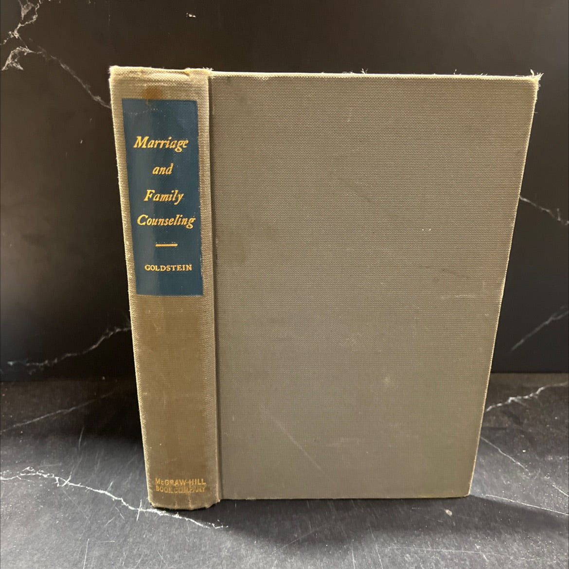 marriage and family counseling book, by sidney e. goldstein, 1945 Hardcover image 1