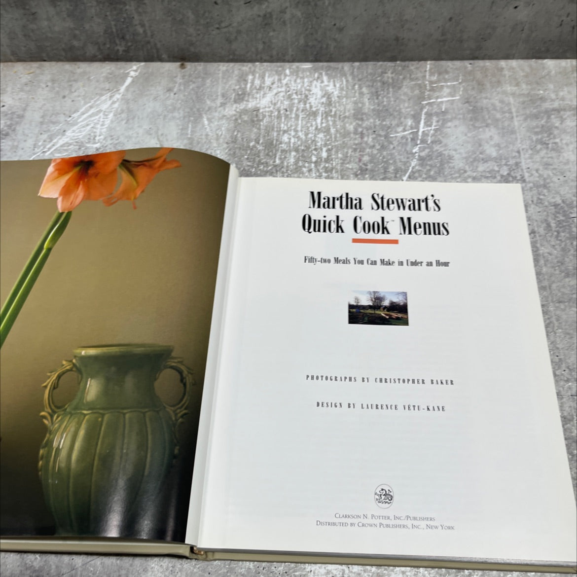 martha stewart's quick cook menus fifty-two meals you can make in under an hour book, by martha stewart, 1988 Hardcover image 2