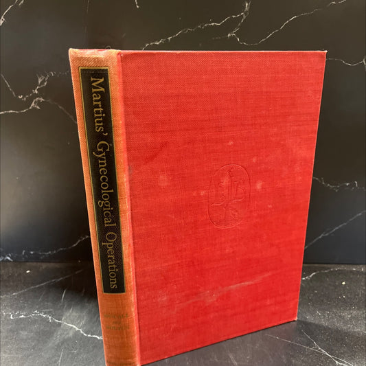 martius' gynecological operations with emphasis on topographic anatomy book, by heinrich martius, 1970 Hardcover image 1