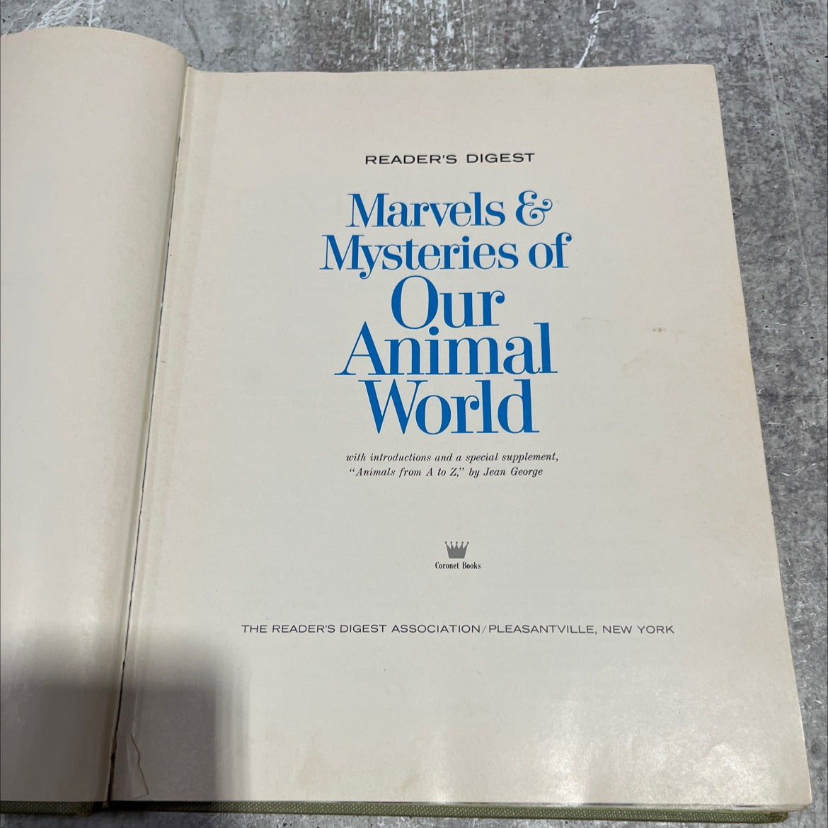 marvels & mysteries of our animal world book, by jean george, 1964 Hardcover image 2