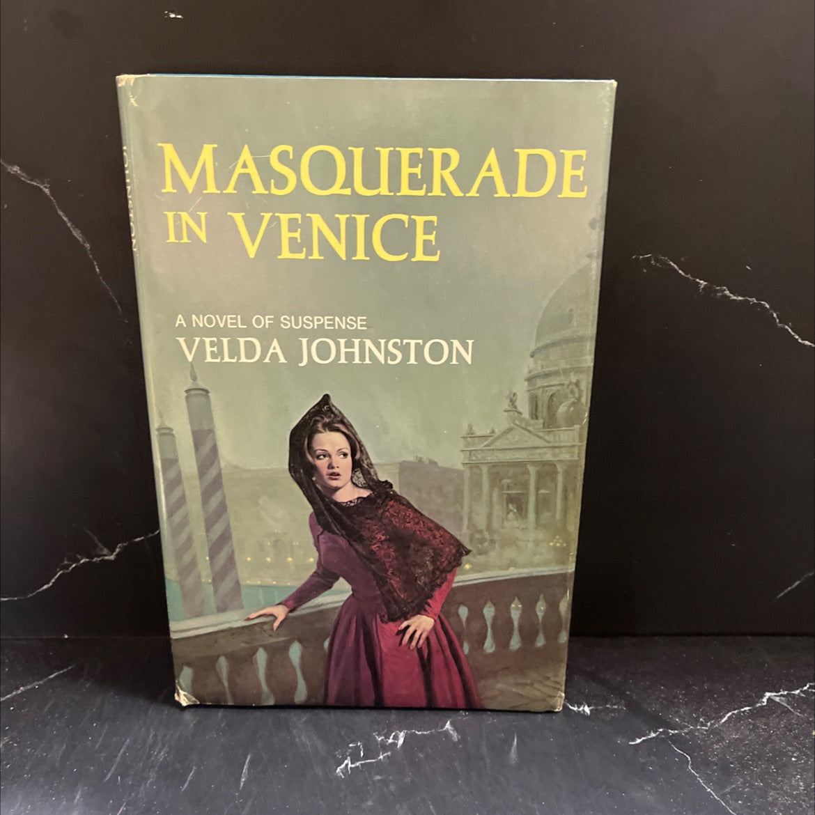 masquerade in venice book, by velda johnston, 1973 Hardcover image 1