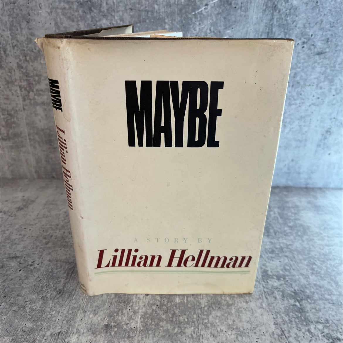 maybe a story book, by lillian hellman, 1980 Hardcover, Vintage image 1