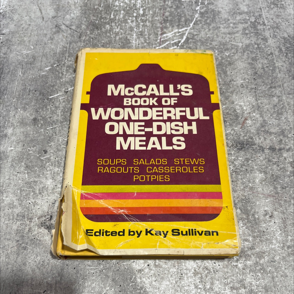 mccall's book of wonderful one-dish meals book, by kay sullivan, 1972 Hardcover image 1