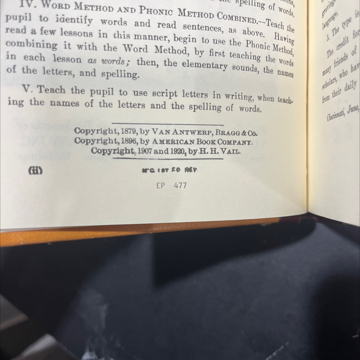 mcguffey's first eclectic reader book, by unknown, 1920 Hardcover image 3