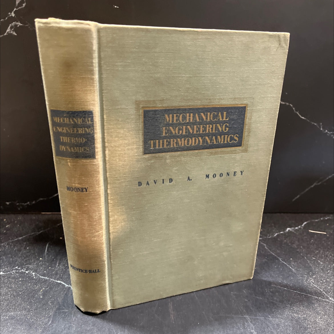 mechanical engineering thermodynamics book, by David A. Mooney, 1953 Hardcover image 1