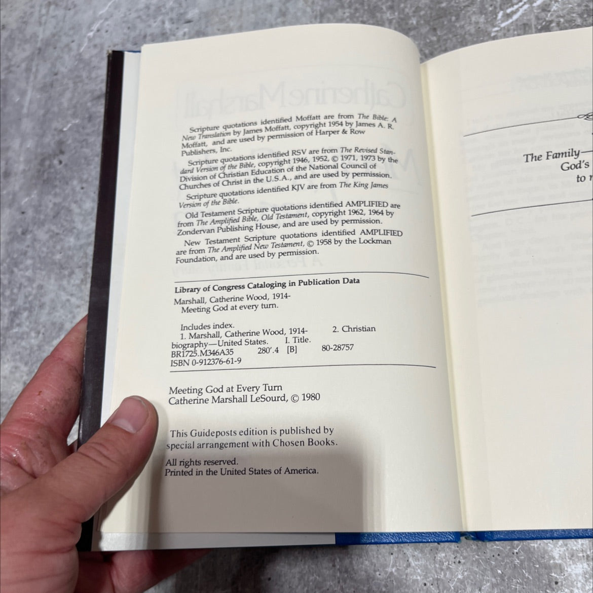 meeting god at every turn book, by catherine marshall, 1980 Hardcover image 3