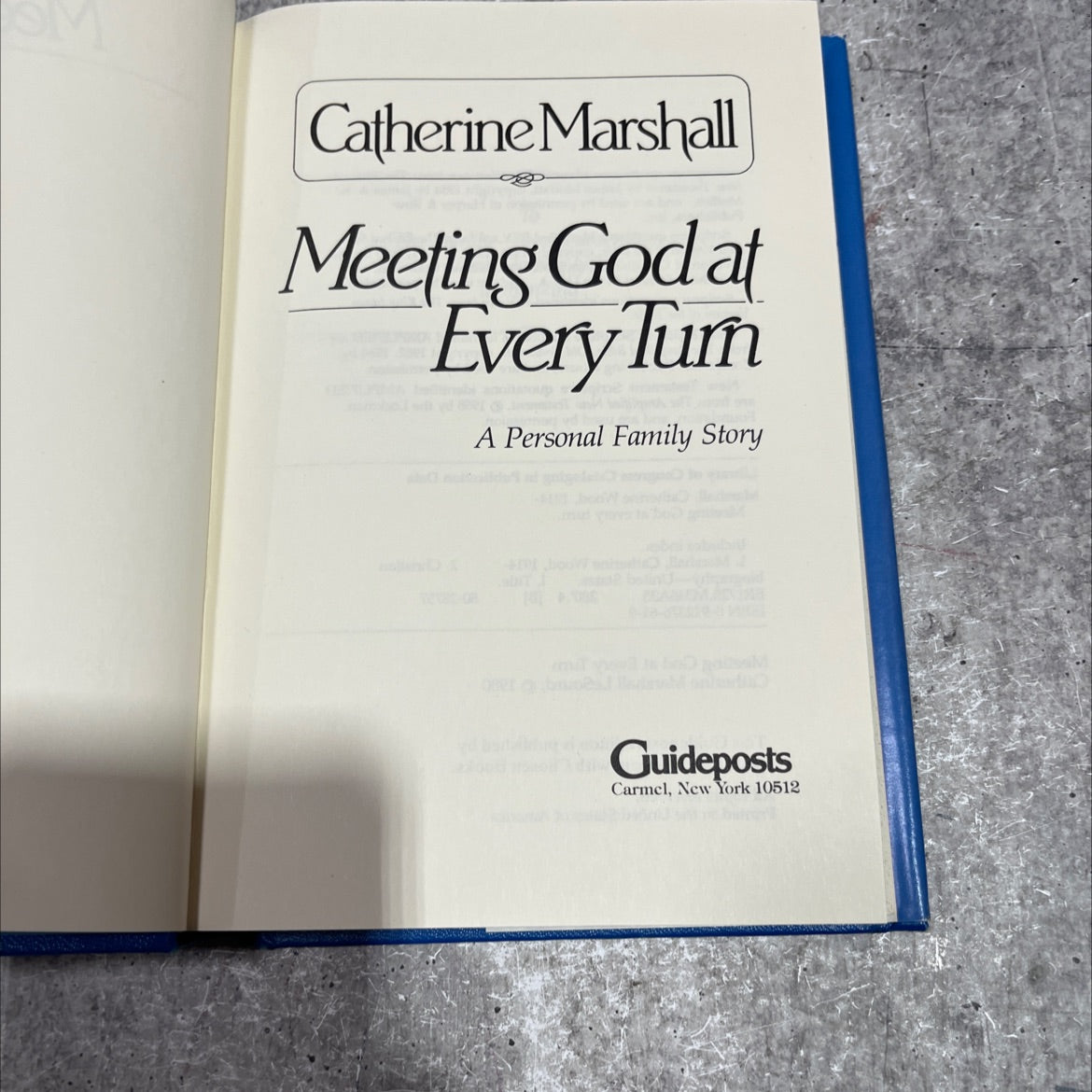 meeting god at every turn book, by catherine marshall, 1980 Hardcover image 2