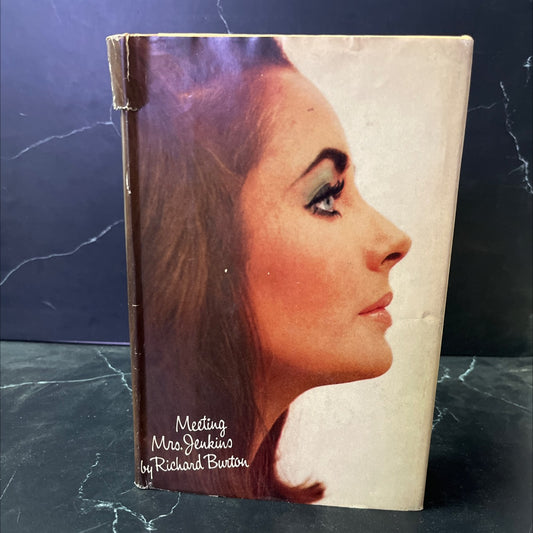 SIGNED meeting mrs. jenkins book, by richard burton, 1966 Hardcover, First Edition, Rare, Vintage image 1