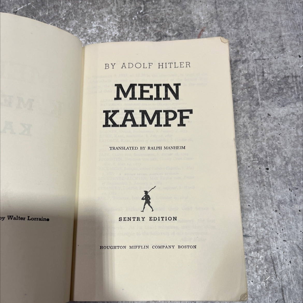 mein kampf book, by adolf hitler, 1943 Paperback image 2