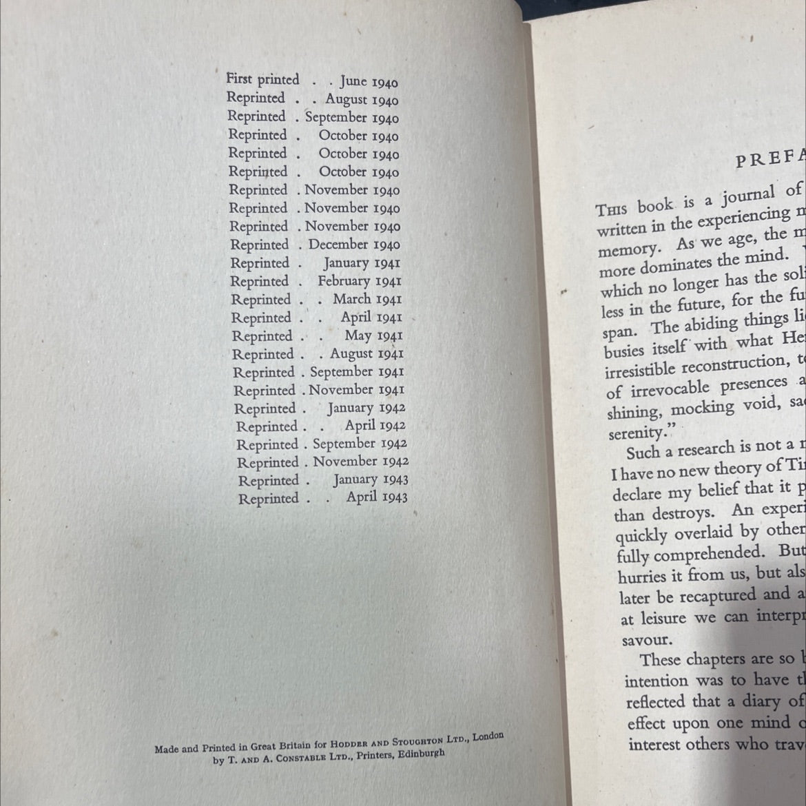 memory hold-the-door book, by john buchan, 1943 Hardcover image 3