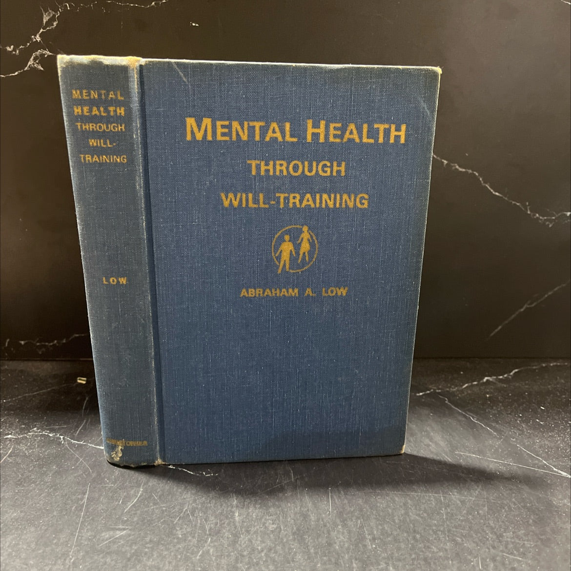 mental health through will-training book, by abraham a. low, m.d., 1974 Hardcover image 1