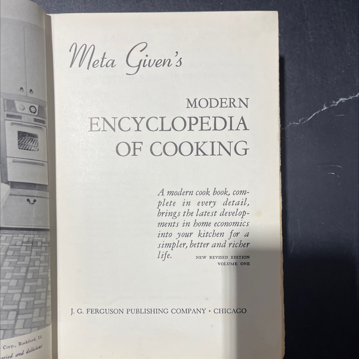 meta given's modern encyclopedia of cooking book, by Meta Given, 1959 Hardcover image 2
