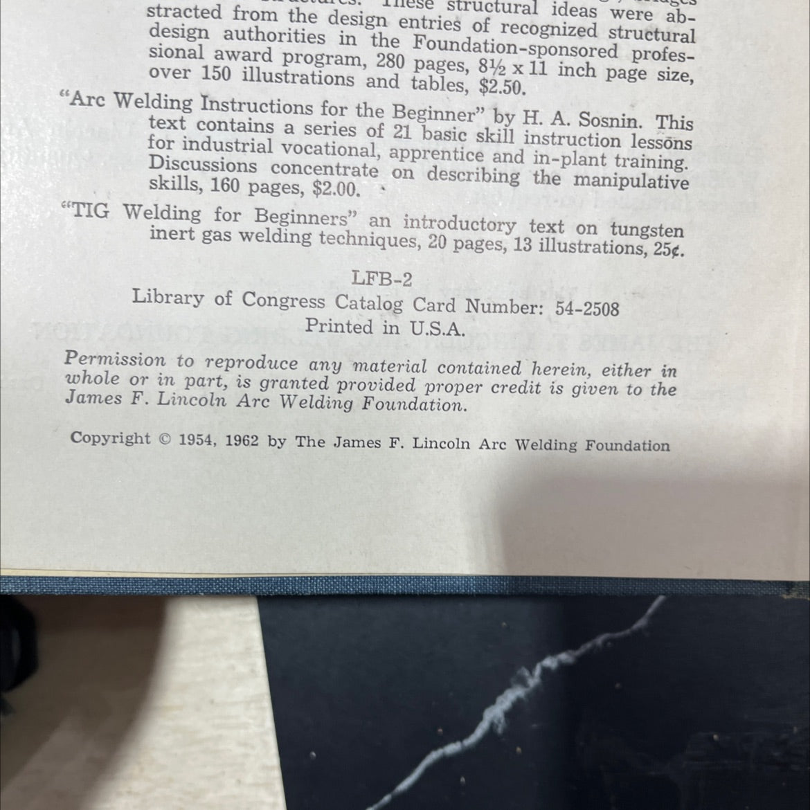 metals and how to weld them book, by t. b. jefferson, 1962 Hardcover image 3