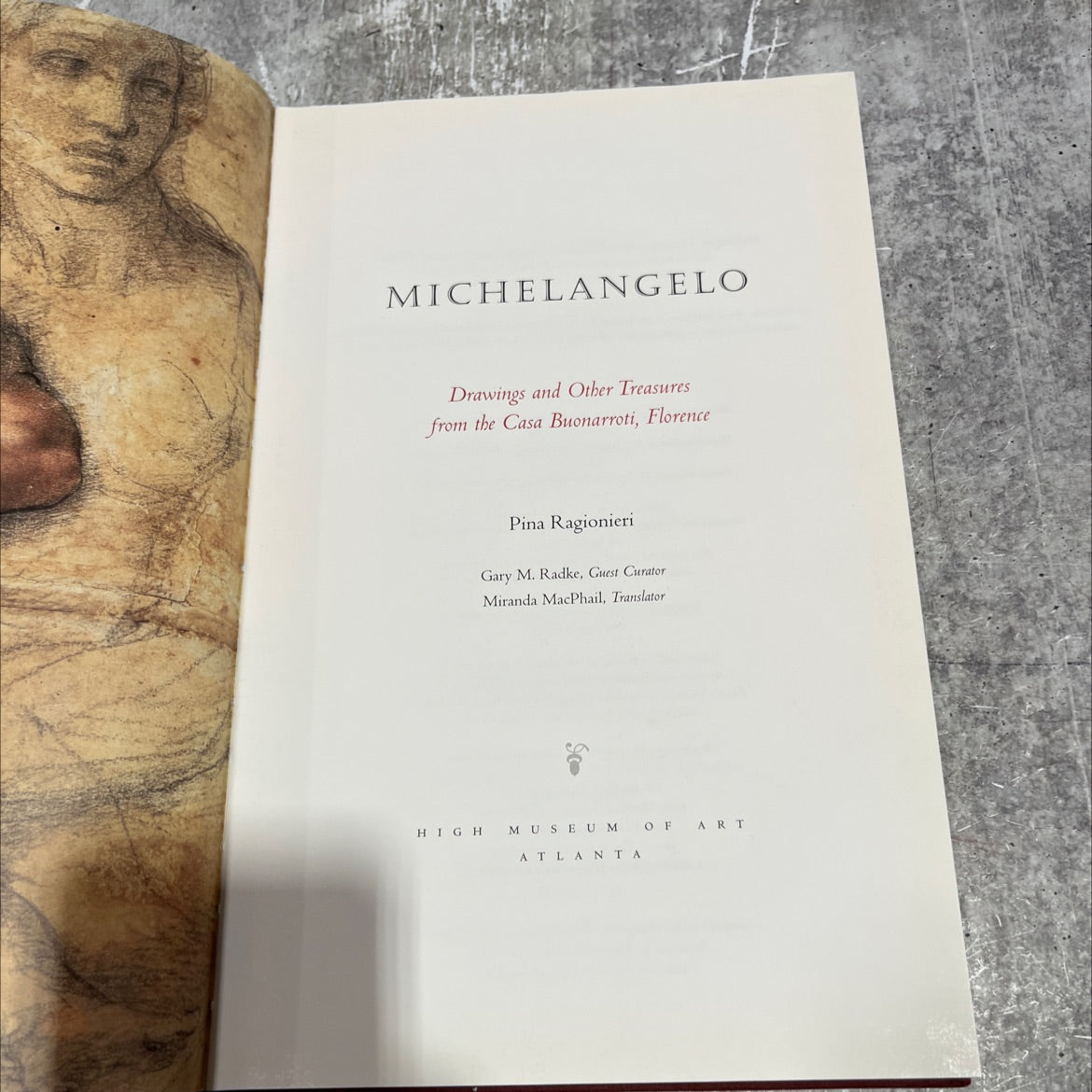 michelangelo: drawings and other treasures from the casa buonarroti, florence book, by pina ragionieri, gary m. radke, image 2