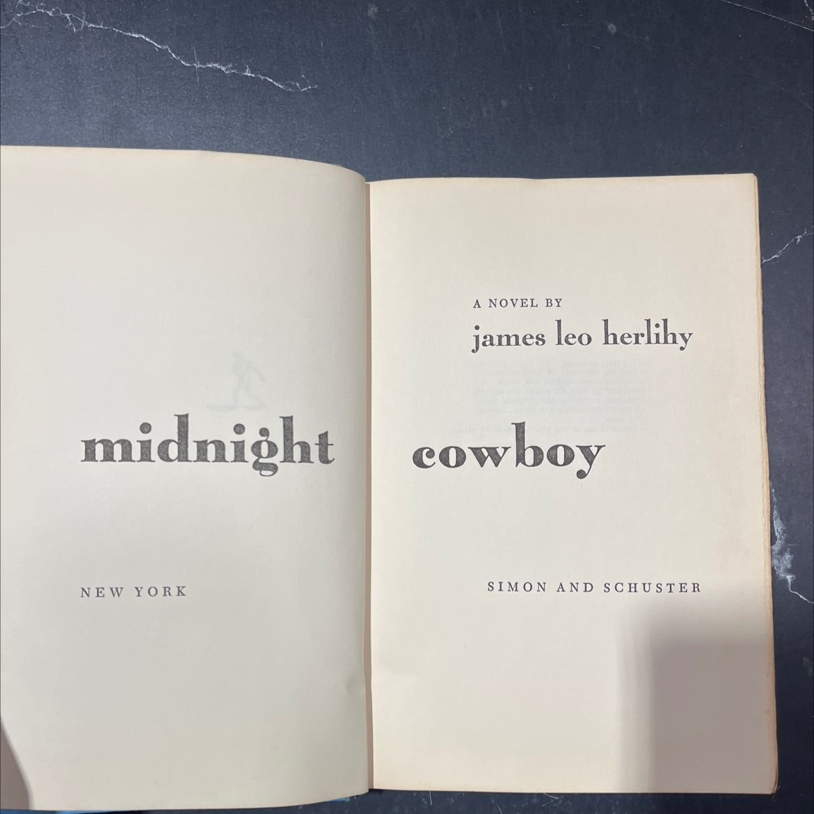 midnight cowboy book, by james leo herlihy, 1965 Hardcover image 2
