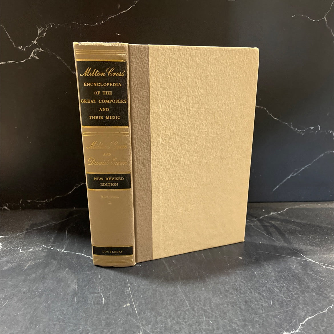 milton cross' encyclopedia of the great composers and their music book, by milton cross and david ewen, 1962 Hardcover image 1