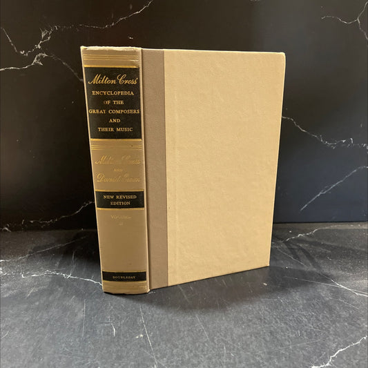 milton cross' encyclopedia of the great composers and their music book, by milton cross and david ewen, 1962 Hardcover image 1