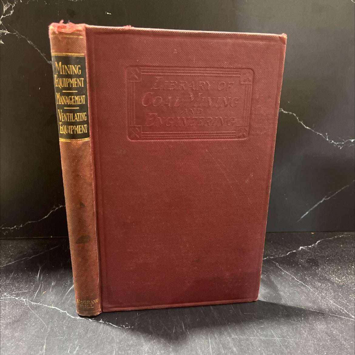 mining equipment and mine organization and safety book, by frank h. kneeland, 1915 Hardcover image 1