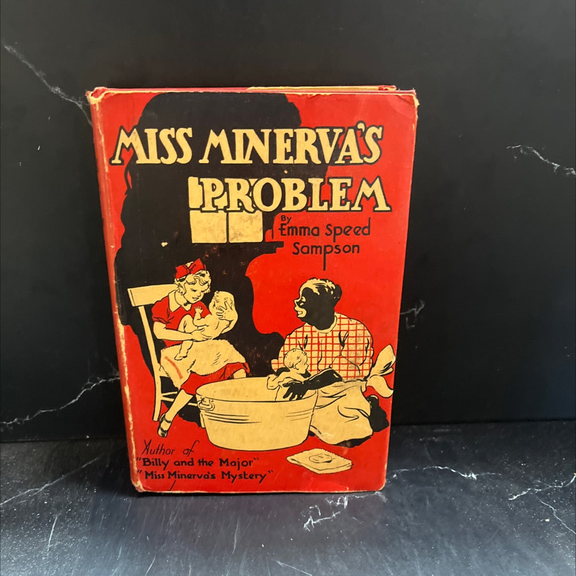 miss minerva's problem book, by emma speed sampson, 1936 Hardcover, Antique image 1