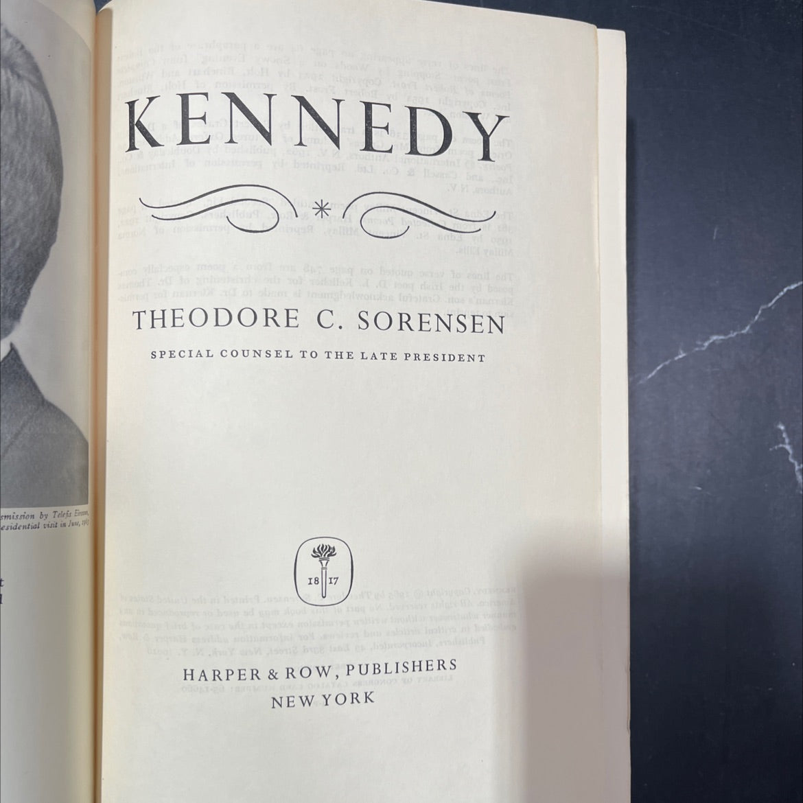 mission book, by Theodore C. Sorensen, 1965 Hardcover image 2