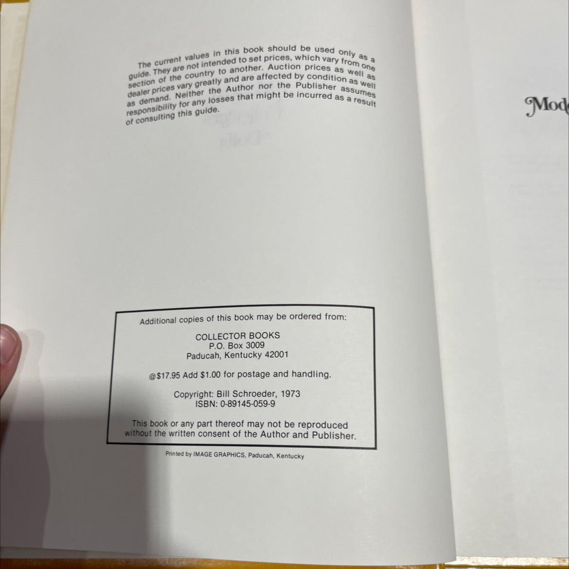 modern collector's dolls book, by Patricia R. Smith, 1973 Hardcover image 3