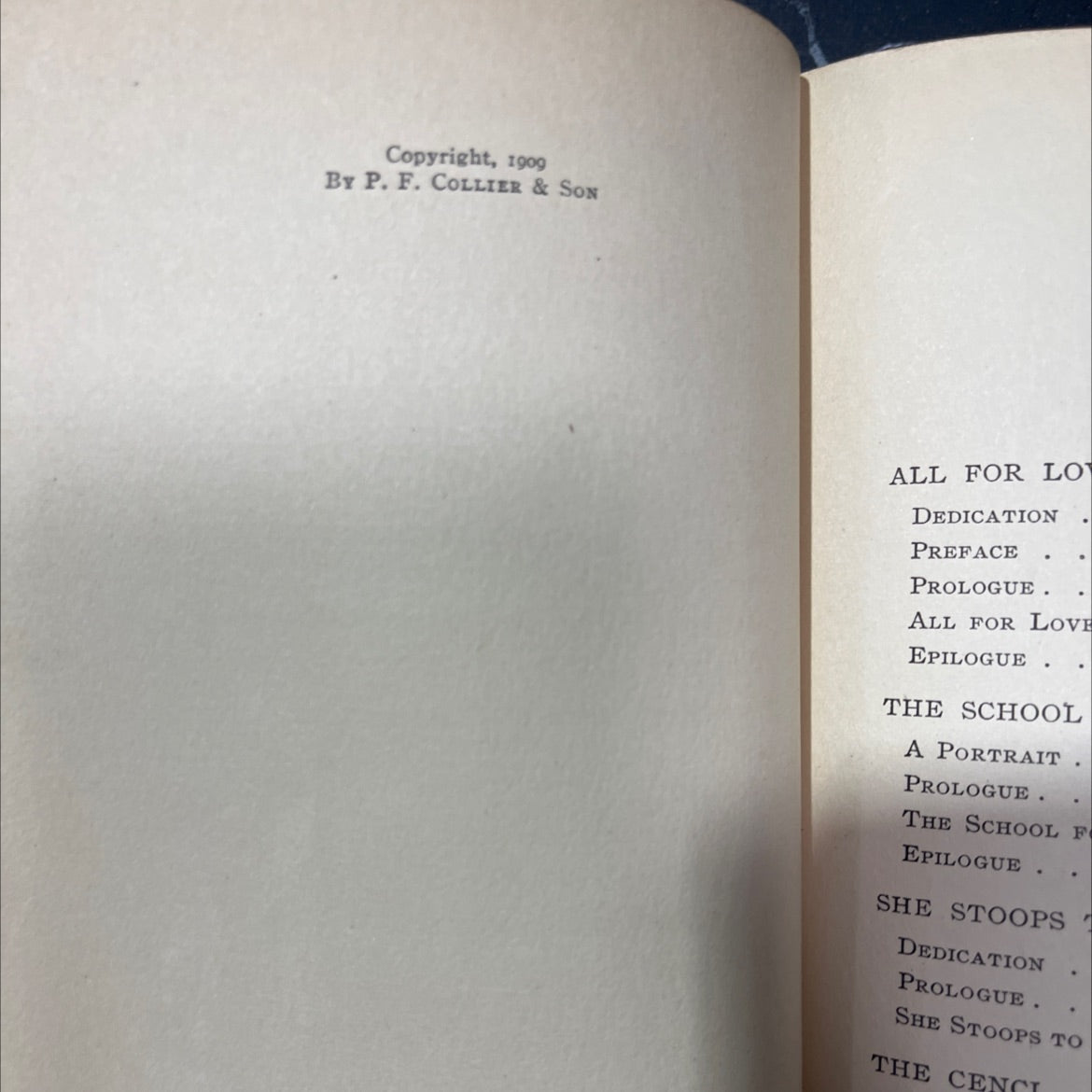 modern english drama dryden sheridan goldsmith shelley browning byron book, by charles w eliot, 1909 Hardcover image 3