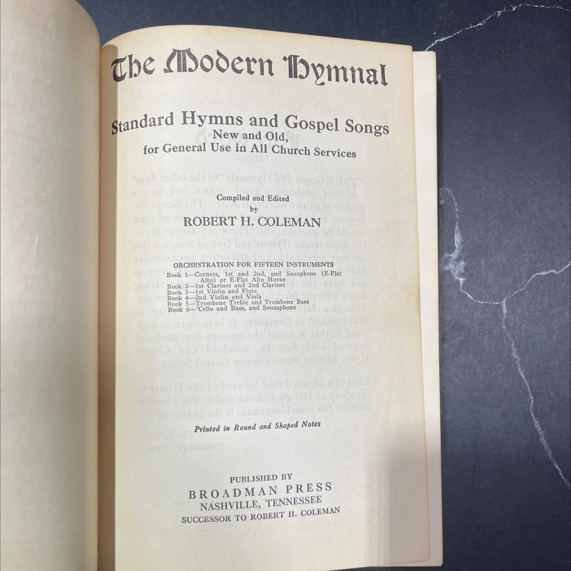 modern hymnal standard hymns and gospel songs new and old for general use in all church services book, by robert h. image 2