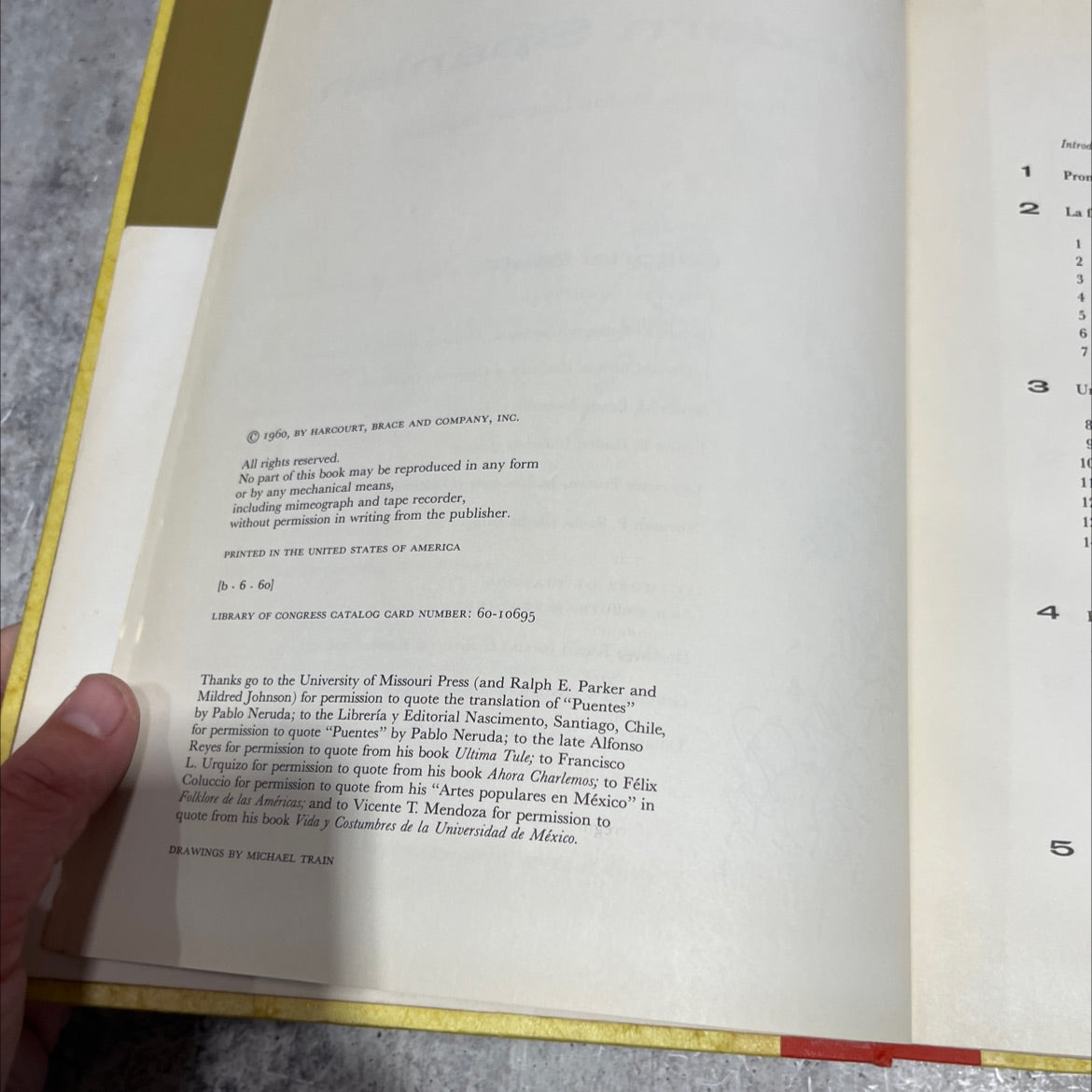 modern spanish book, by unknown, 1960 Hardcover image 3